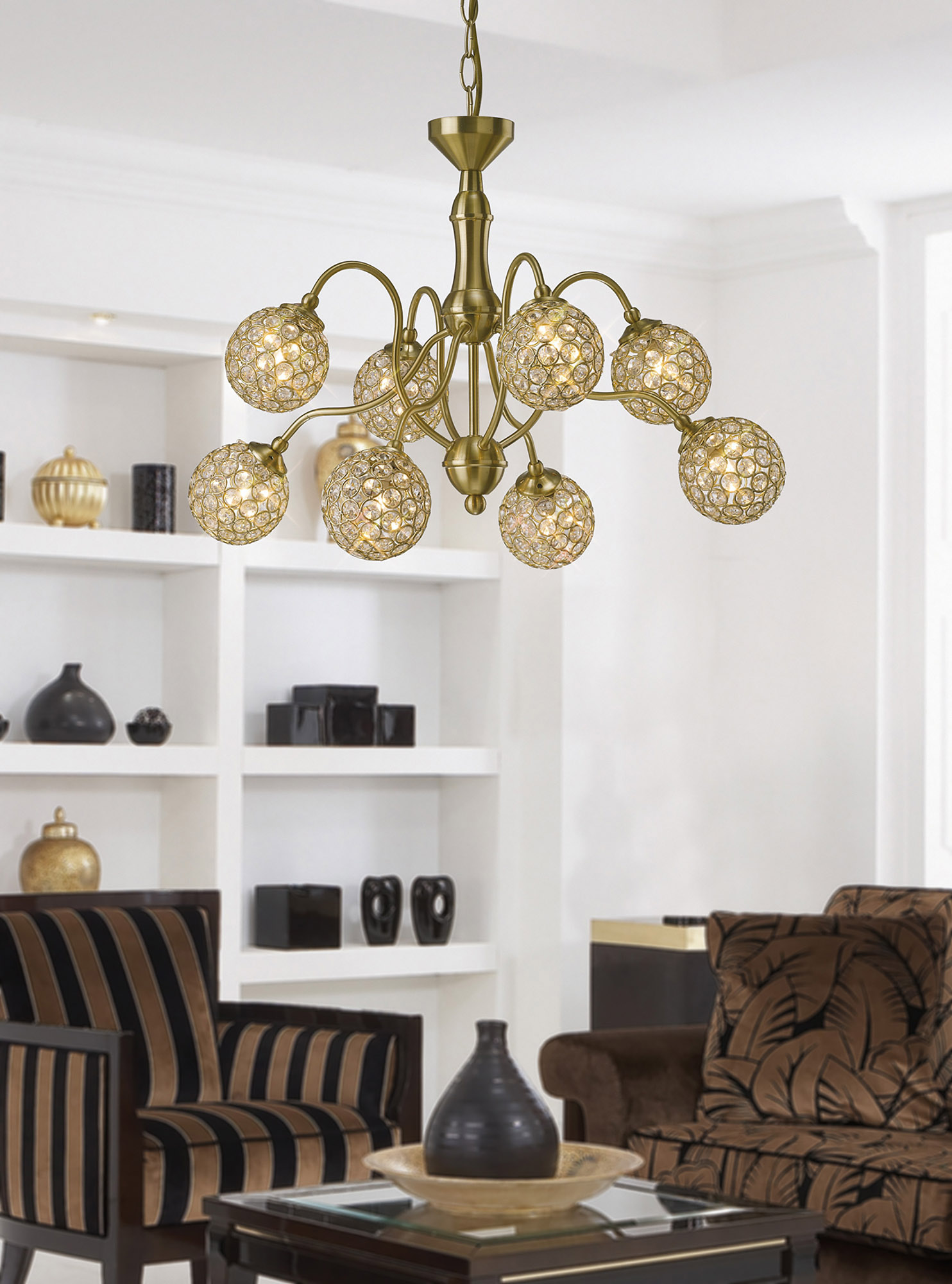 Apollo Crystal Ceiling Lights Diyas Multi Arm Crystal Fittings Apollo Crystal Ceiling Lights Diyas Multi Arm Crystal Fittings